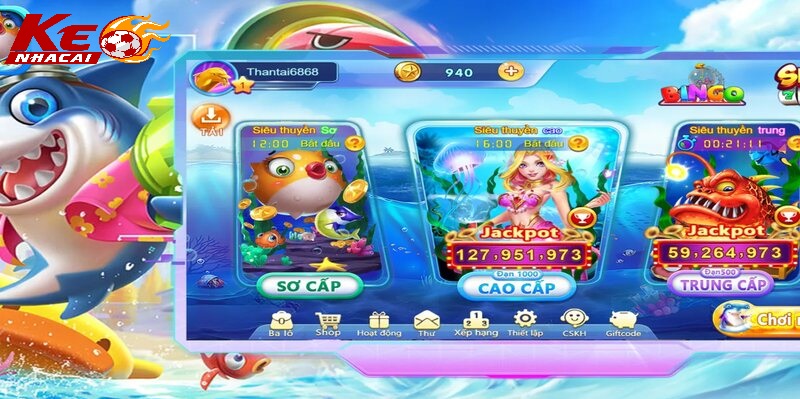 Kho game giải trí tại Five88